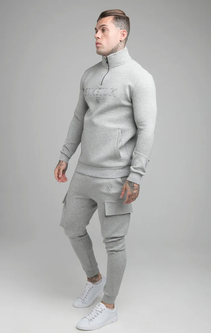 SikSilk Cargo Pants - Grey Marl sold by Siksilk product image thumbnail 2