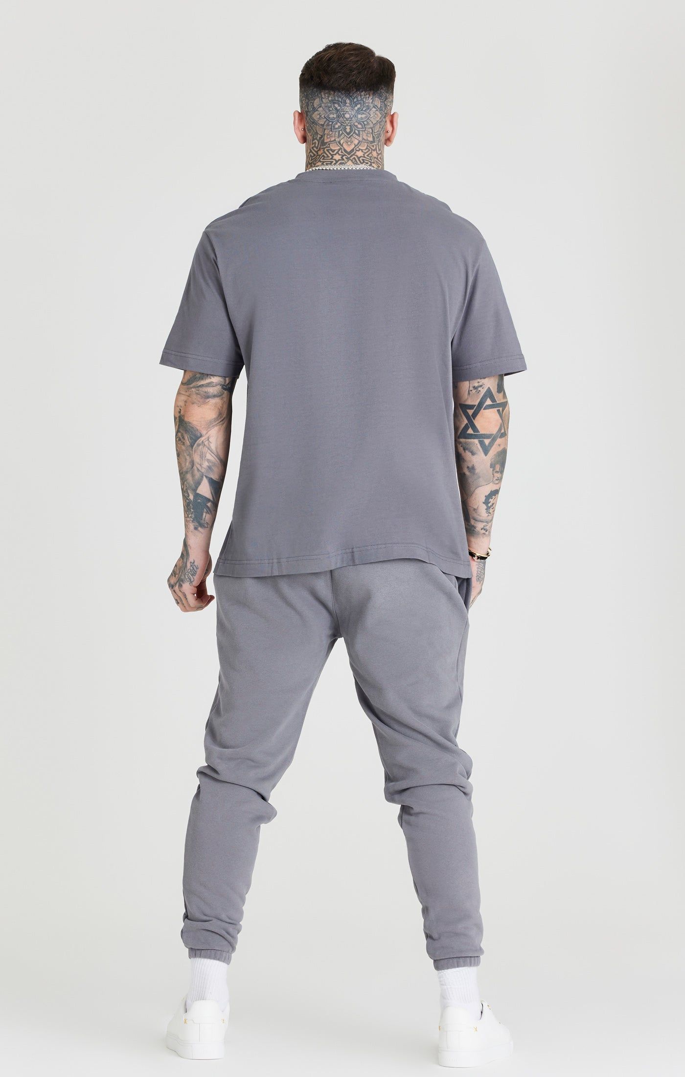 Grey Logo Oversized T-Shirt sold by Siksilk product image thumbnail 4