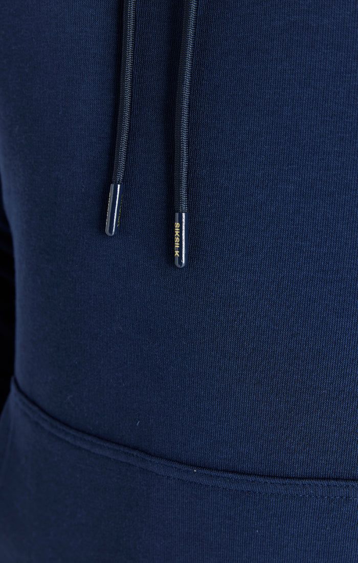 Navy Smart Overhead Hoodie sold by Siksilk product image thumbnail 4