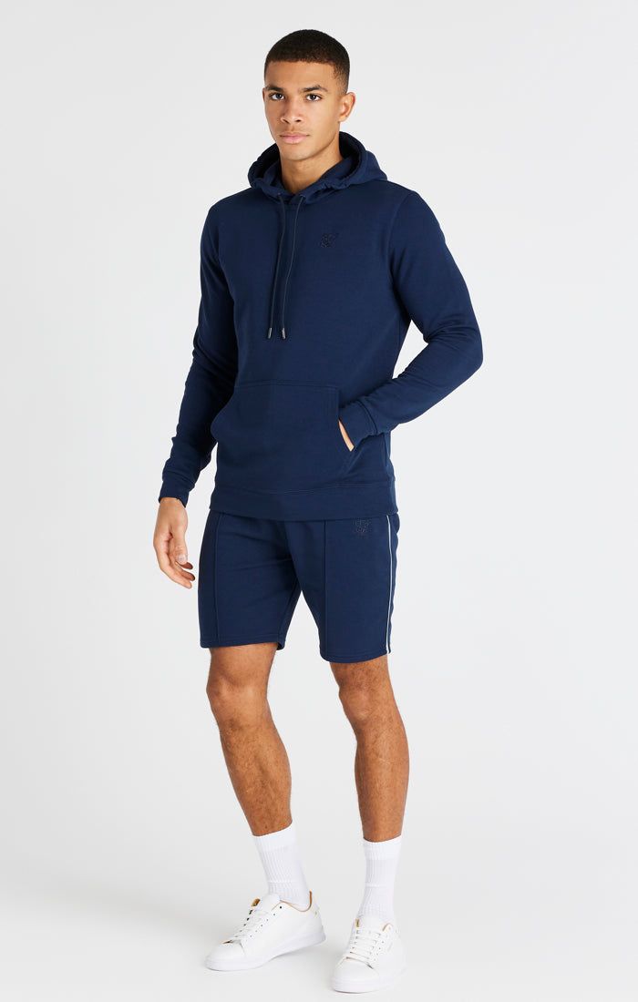 Navy Smart Overhead Hoodie sold by Siksilk product image thumbnail 5