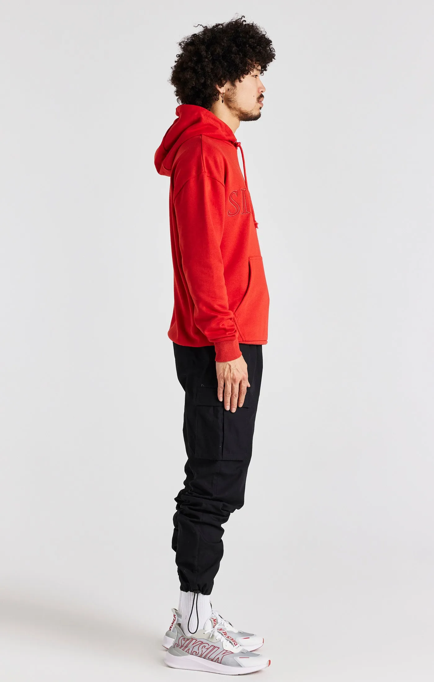 Red Applique Hoodie sold by Siksilk product image thumbnail 4