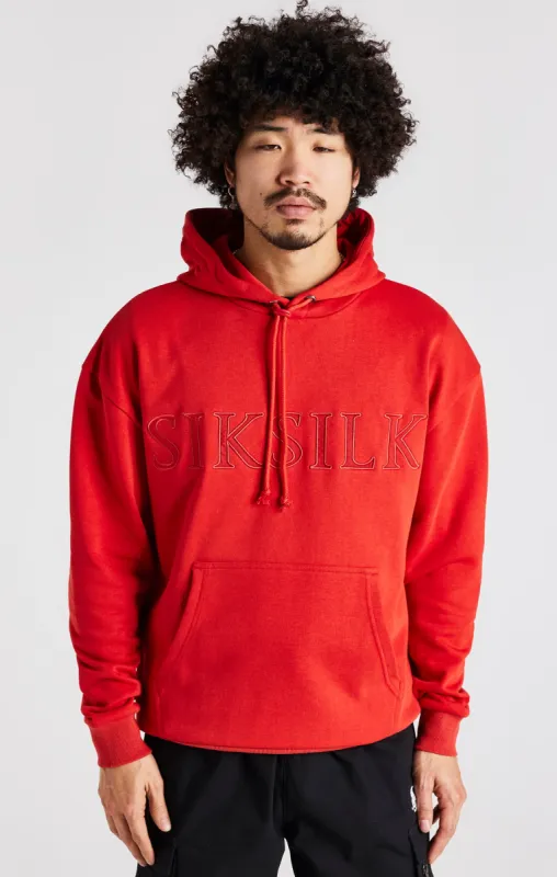 Red Applique Hoodie sold by Siksilk
