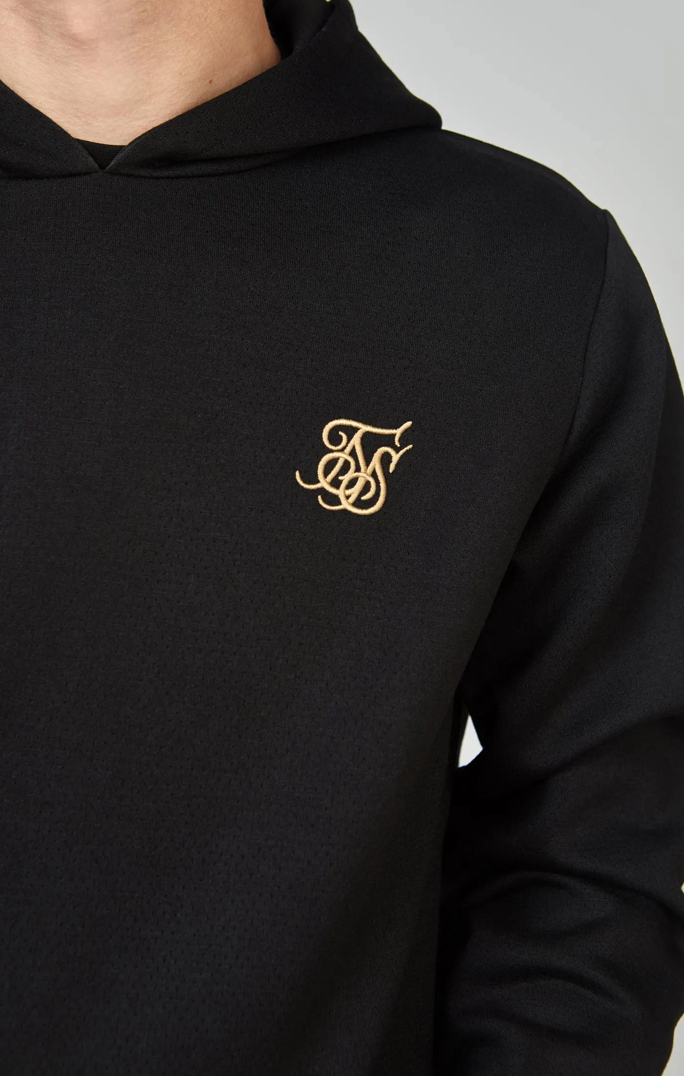 Boys Black Taped Hoodie sold by Siksilk product image thumbnail 3