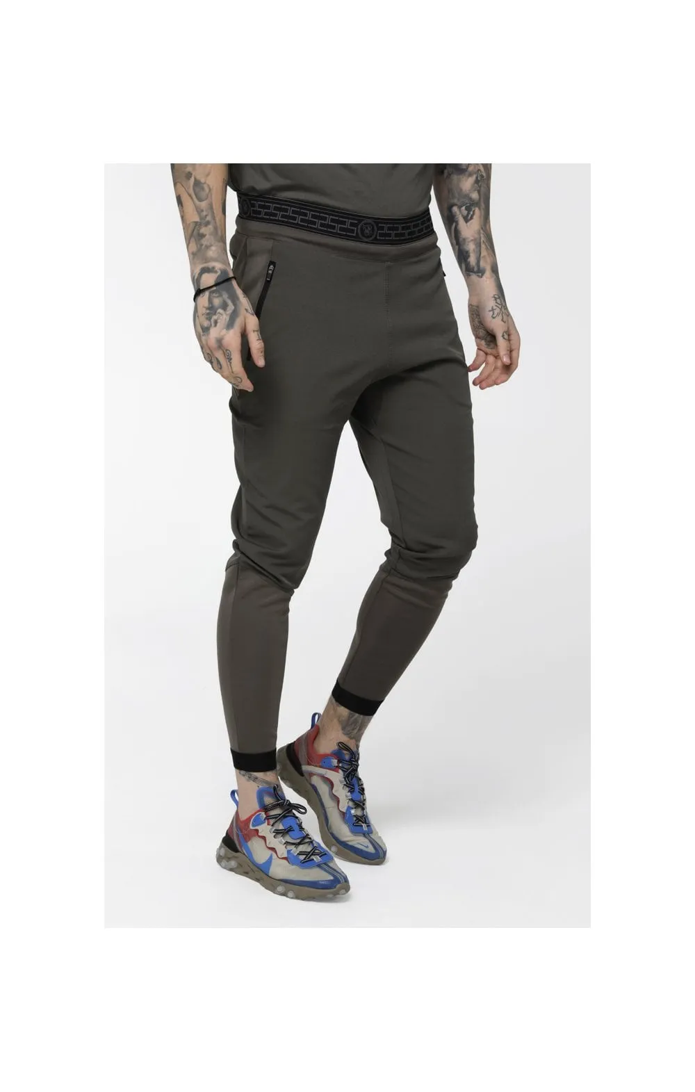 SikSilk Evolution Track Pants - Khaki sold by Siksilk product image thumbnail 3