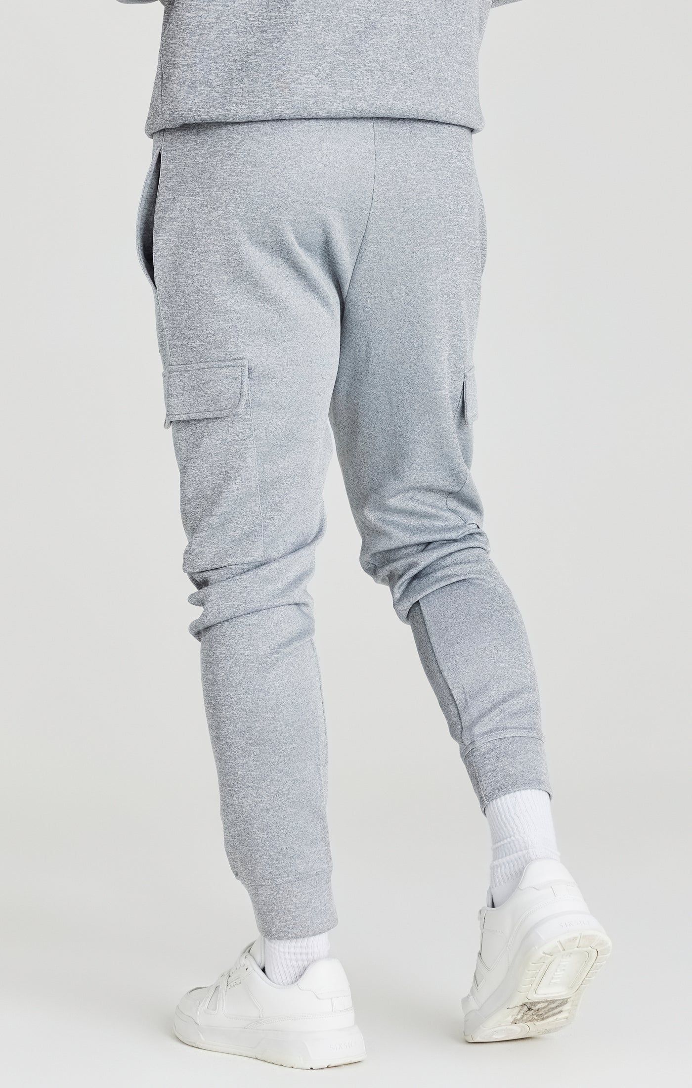 Grey Exhibit Cuffed Cargo Pant sold by Siksilk product image thumbnail 3