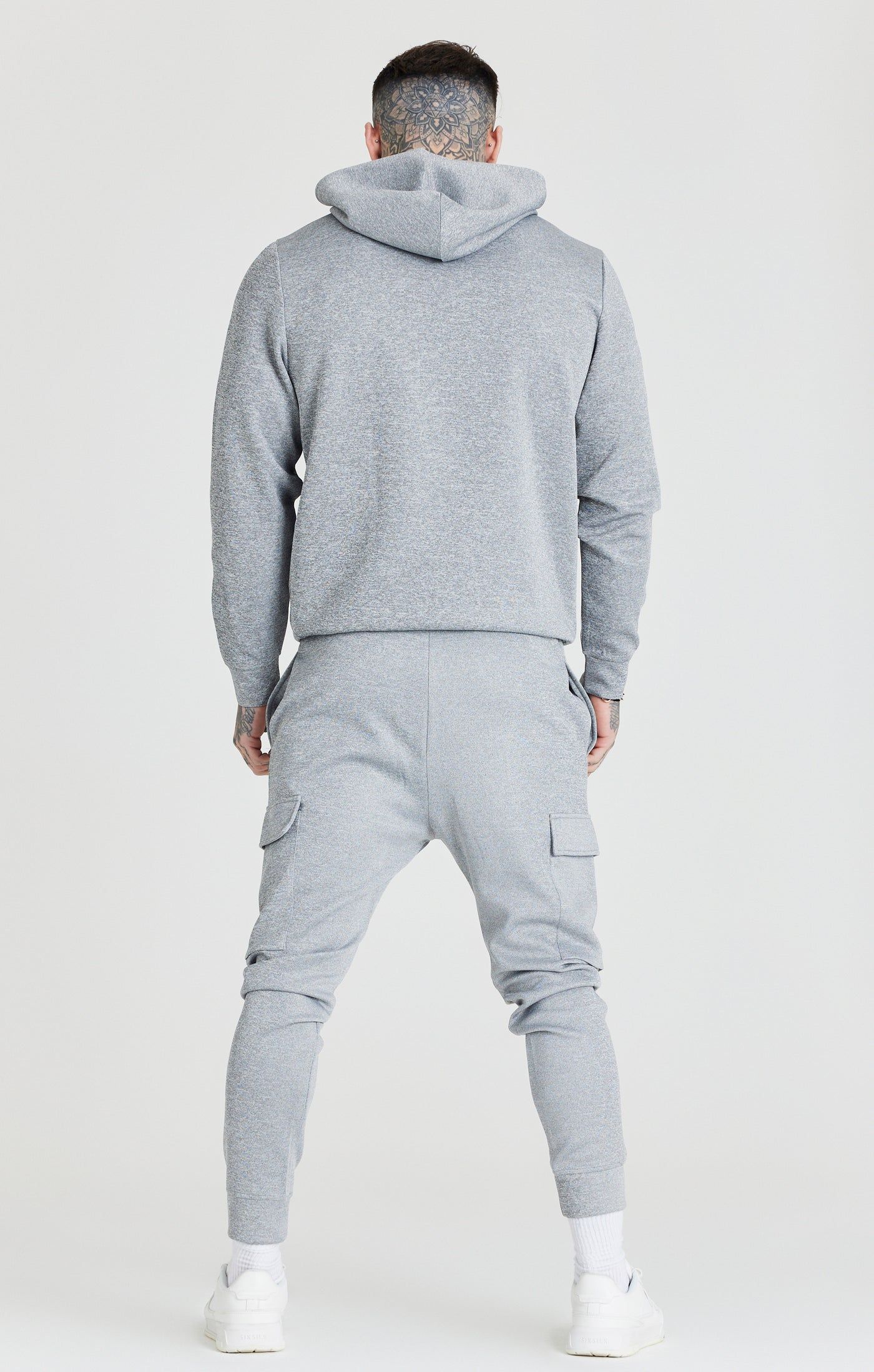 Grey Exhibit Cuffed Cargo Pant sold by Siksilk product image thumbnail 5