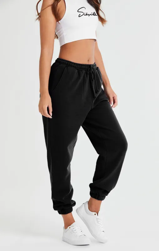 SikSilk Oversize Jogger - Black sold by Siksilk