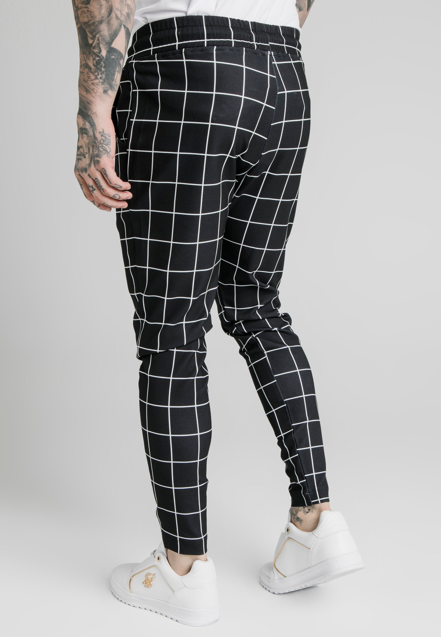 SikSilk Smart Jogger Pant - Black & White sold by Siksilk product image thumbnail 2