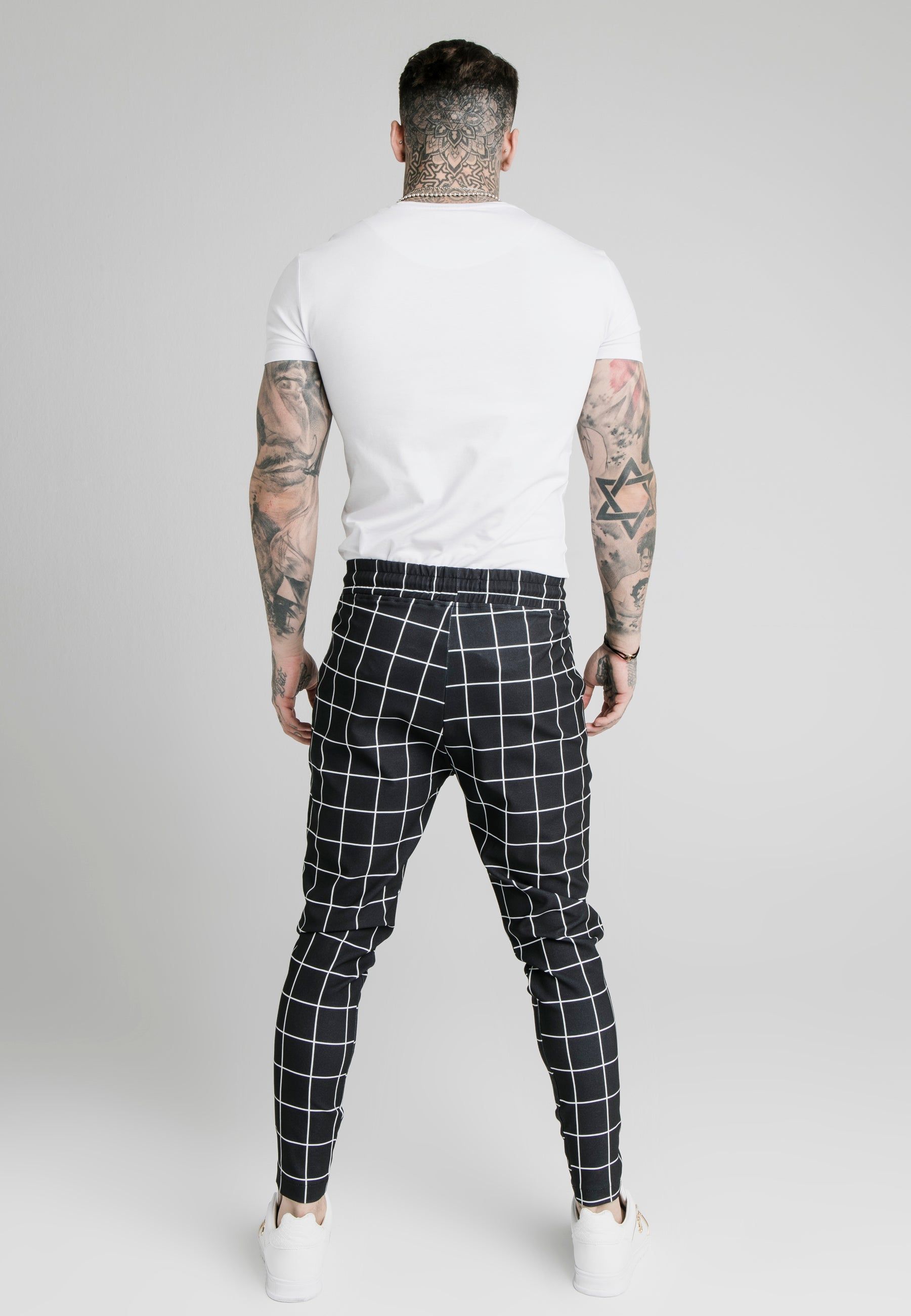 SikSilk Smart Jogger Pant - Black & White sold by Siksilk product image thumbnail 6