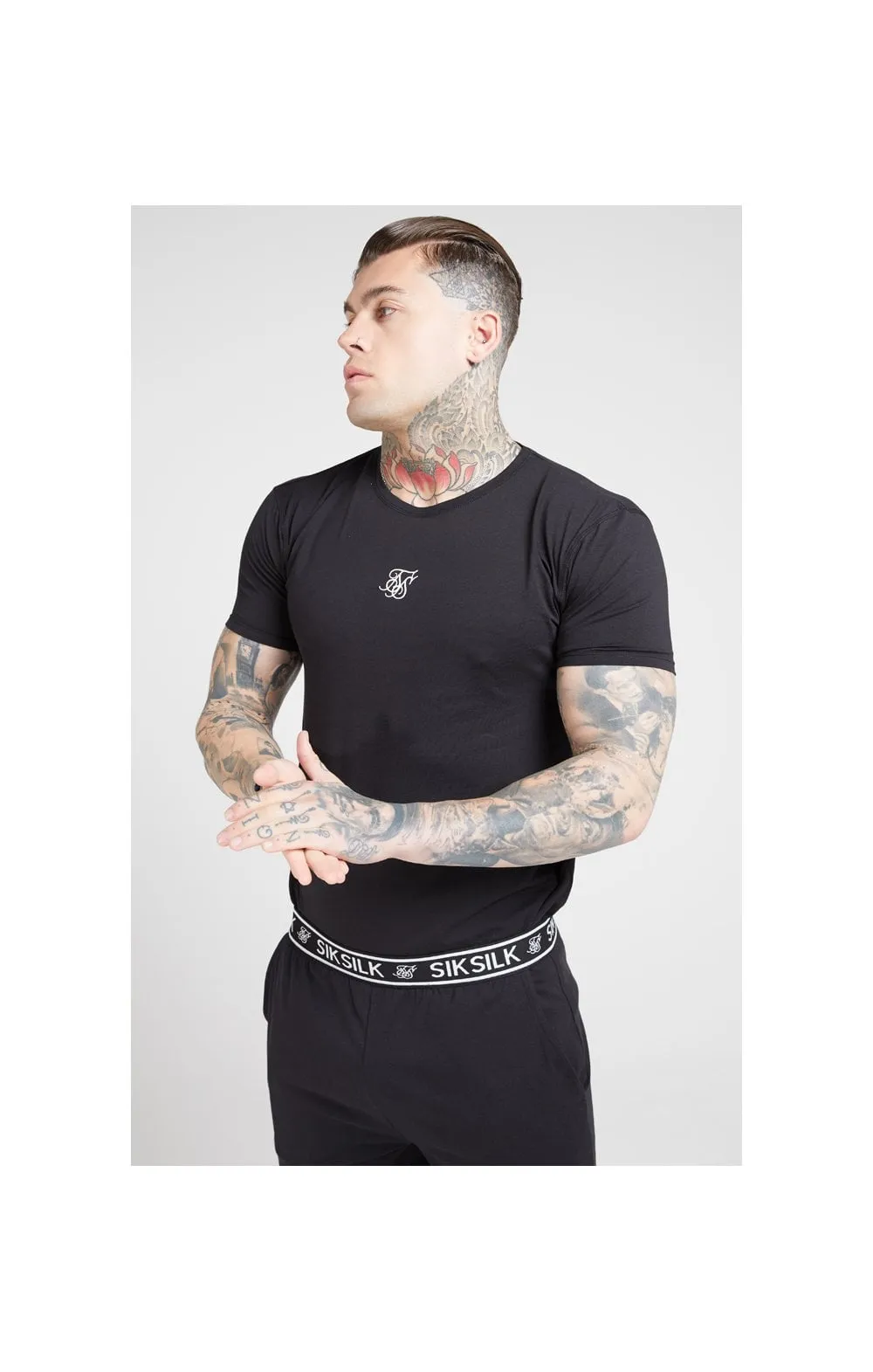 Black And Grey T-Shirt Pack Of 2 sold by Siksilk product image thumbnail 2