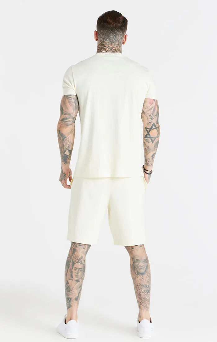 Ecru Essential Jersey Short sold by Siksilk product image thumbnail 3