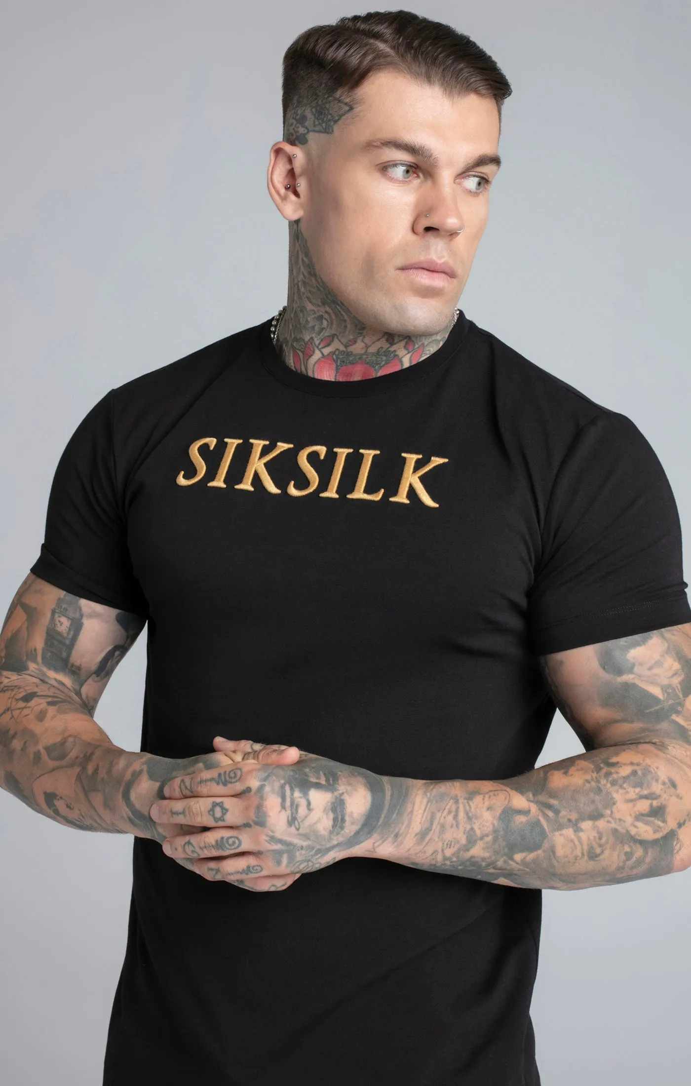 Muscle Fit T-Shirt sold by Siksilk product image thumbnail 3