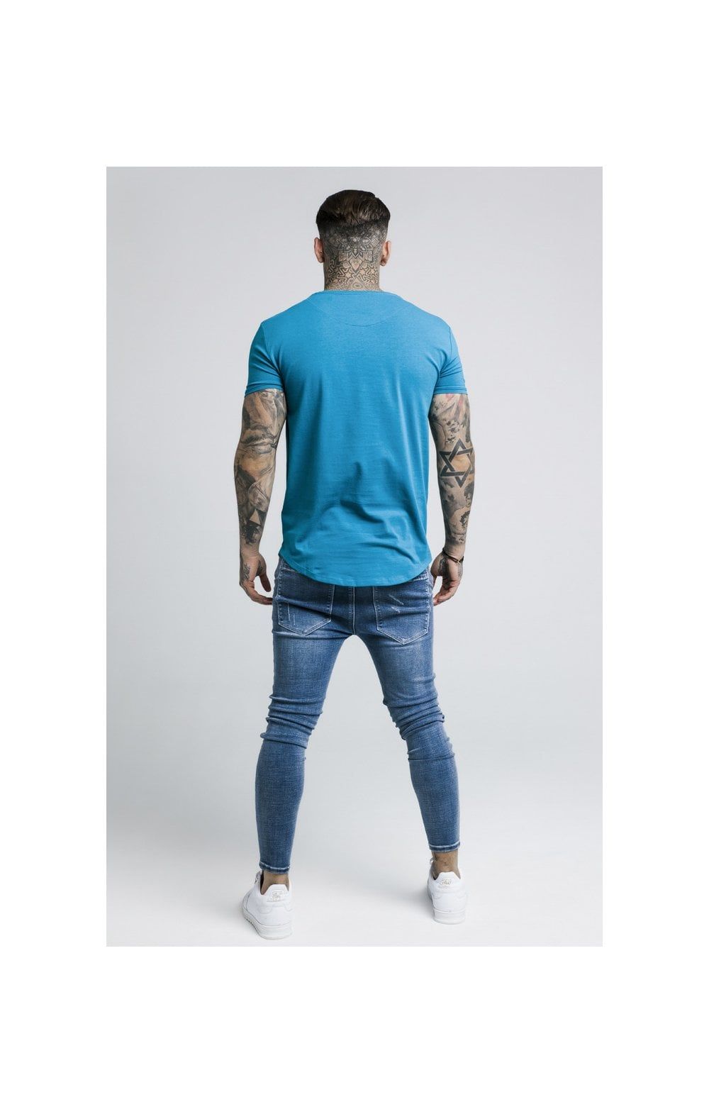 SikSilk S/S Gym Tee – Teal sold by Siksilk product image thumbnail 5