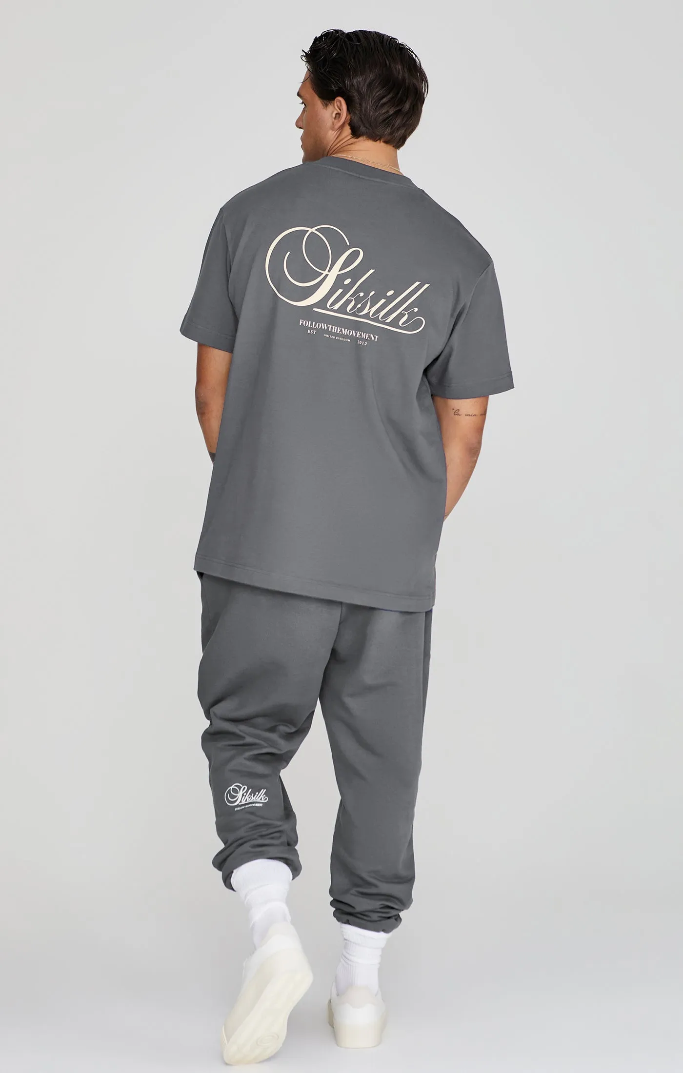 Grey Graphic T-Shirt sold by Siksilk product image thumbnail 5