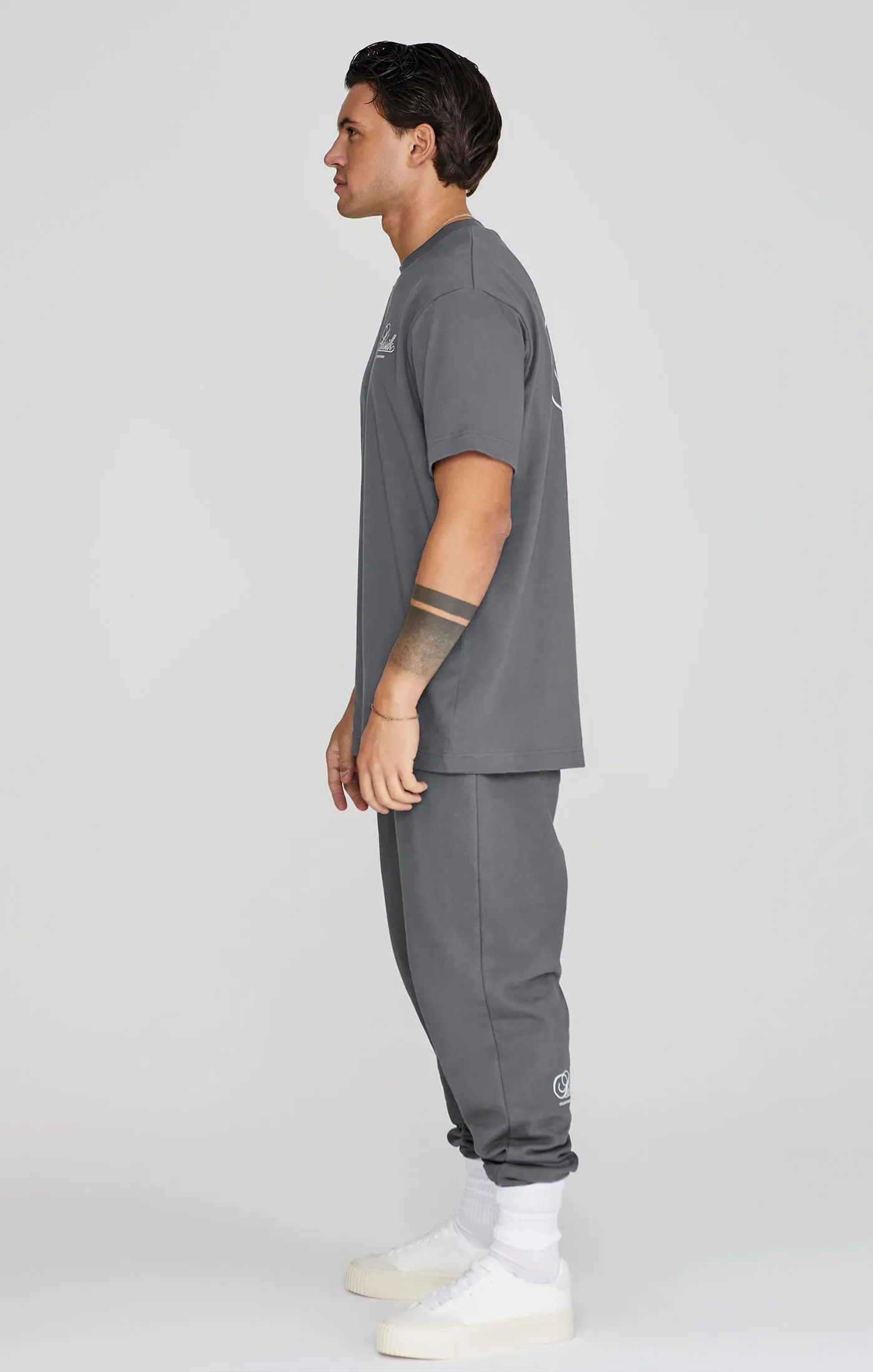 Grey Graphic T-Shirt sold by Siksilk product image thumbnail 2