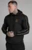 Black Quarter Zip Hoodie sold by Siksilk