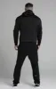 Black Quarter Zip Hoodie sold by Siksilk