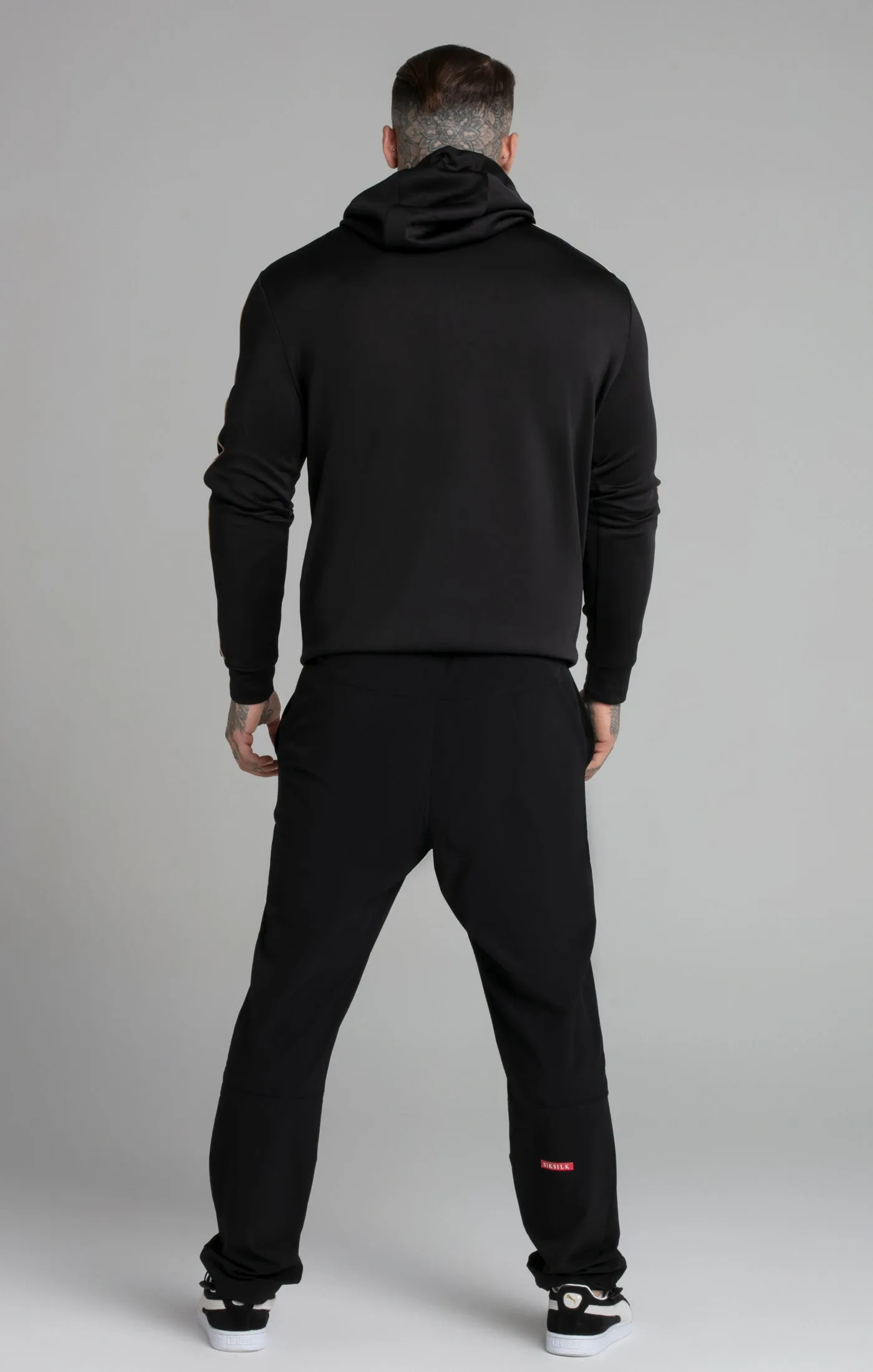 Black Quarter Zip Hoodie sold by Siksilk product image thumbnail 5