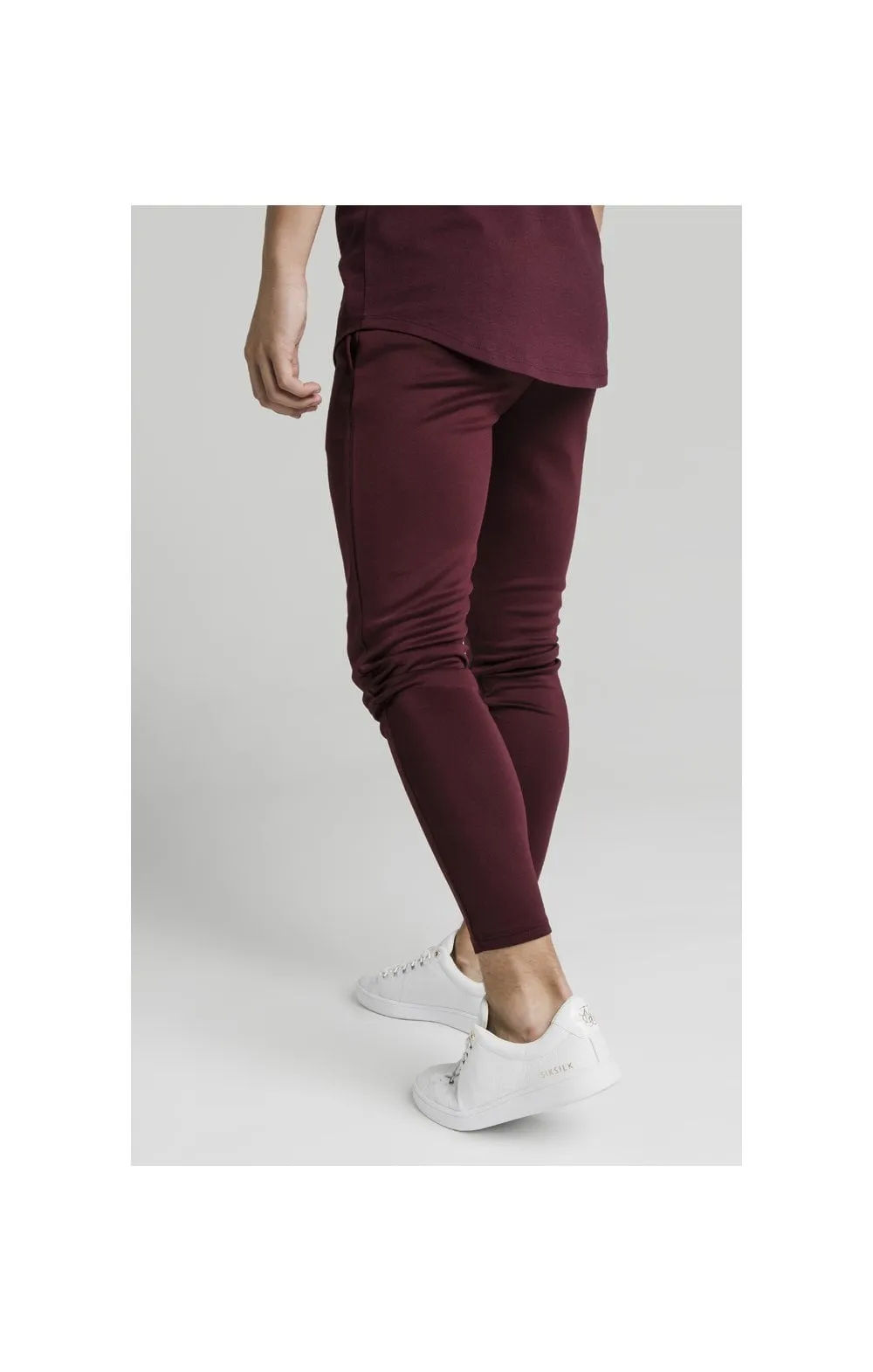 Illusive London Agility Track Pants - Burgundy sold by Siksilk product image thumbnail 4