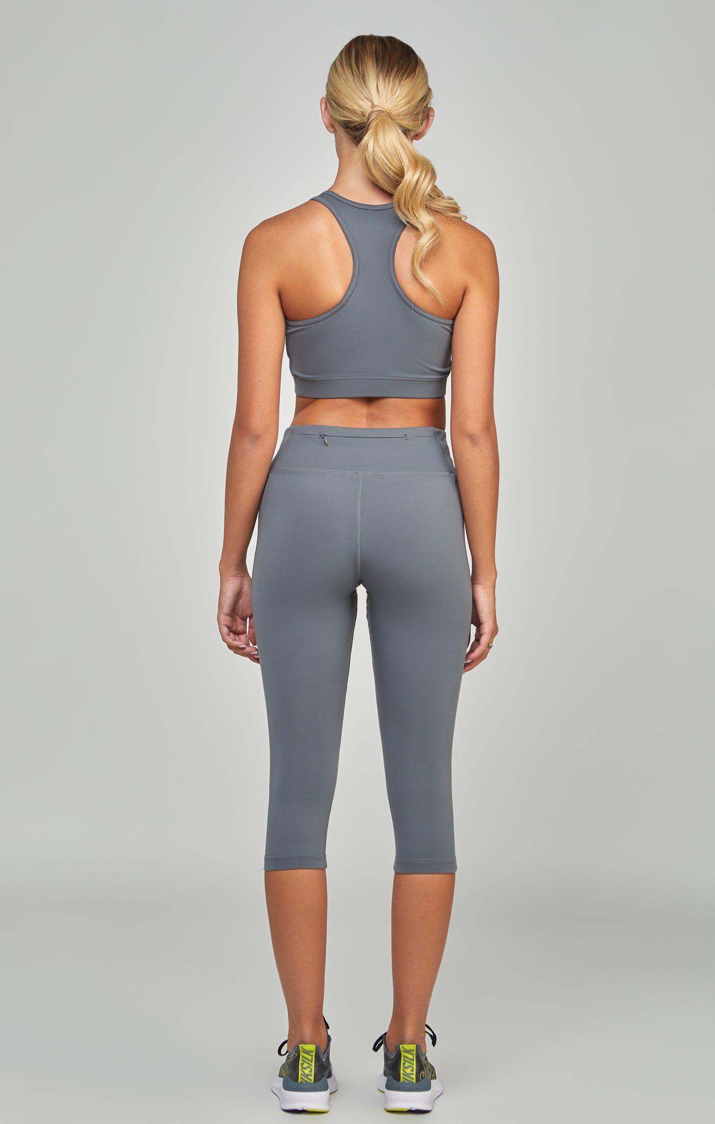 Grey Sports Essentials Capri sold by Siksilk product image thumbnail 5