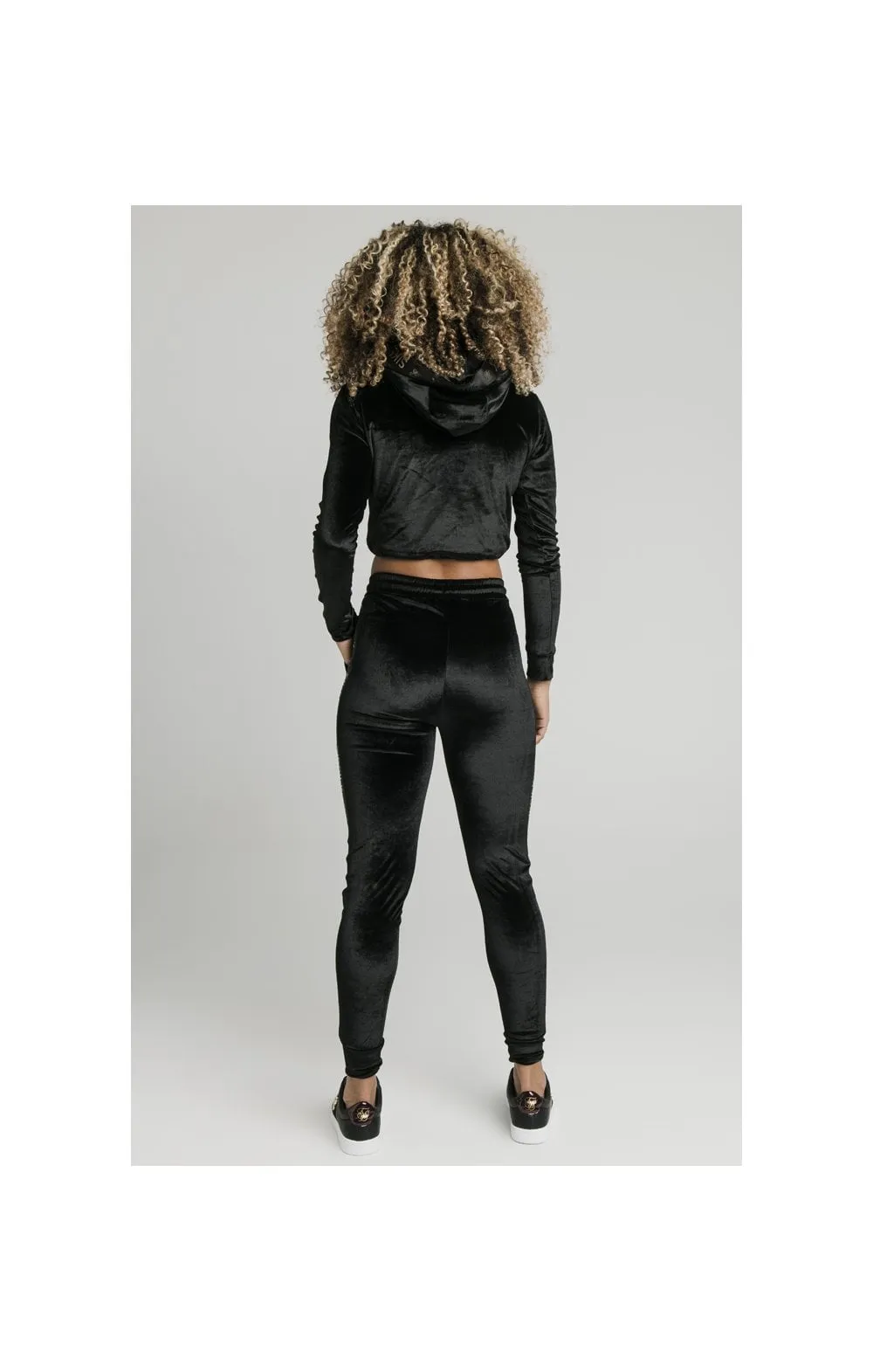 SikSilk Velour Hoodie – Black & Gold sold by Siksilk product image thumbnail 5