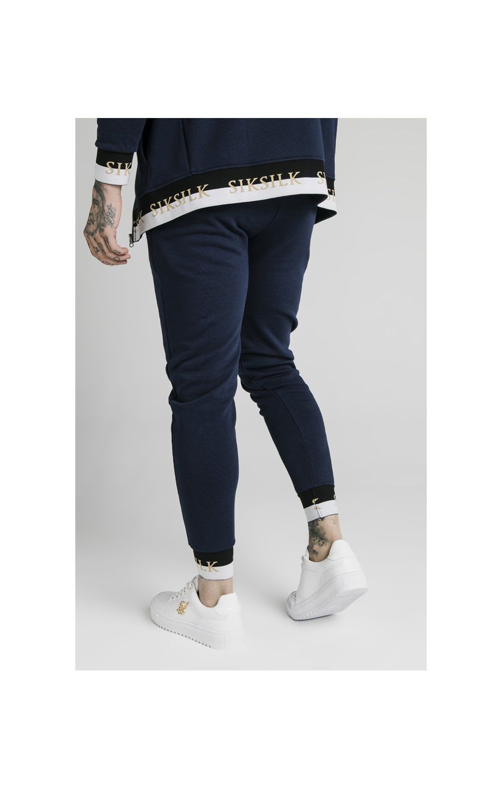 SikSilk Deluxe Fitted Jogger - Navy sold by Siksilk product image thumbnail 5