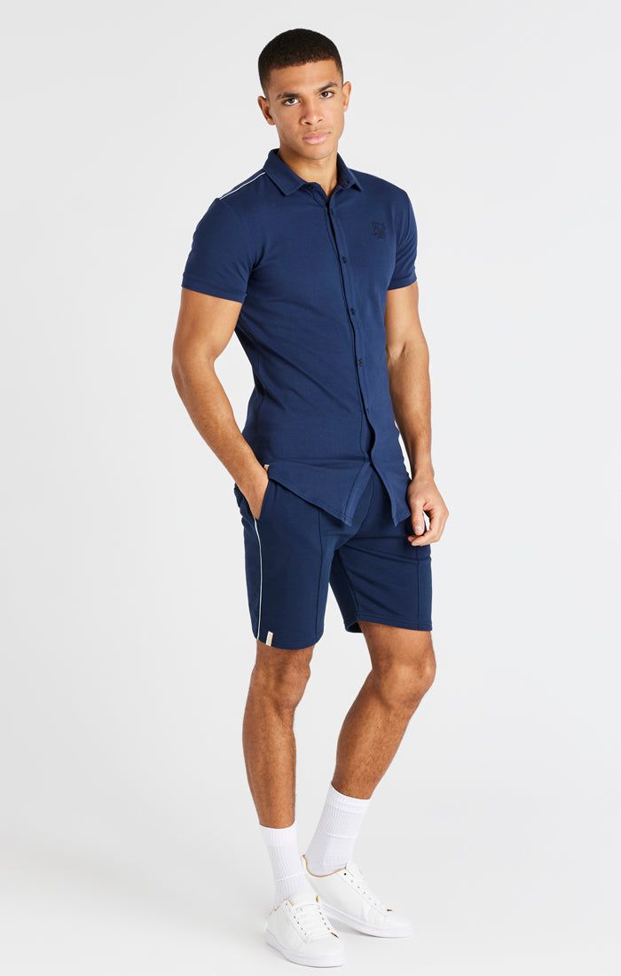 Navy Jersey Shirt sold by Siksilk product image thumbnail 6