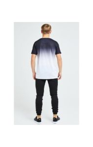 Illusive London Sovereign Fade Tee - Black & White sold by Siksilk