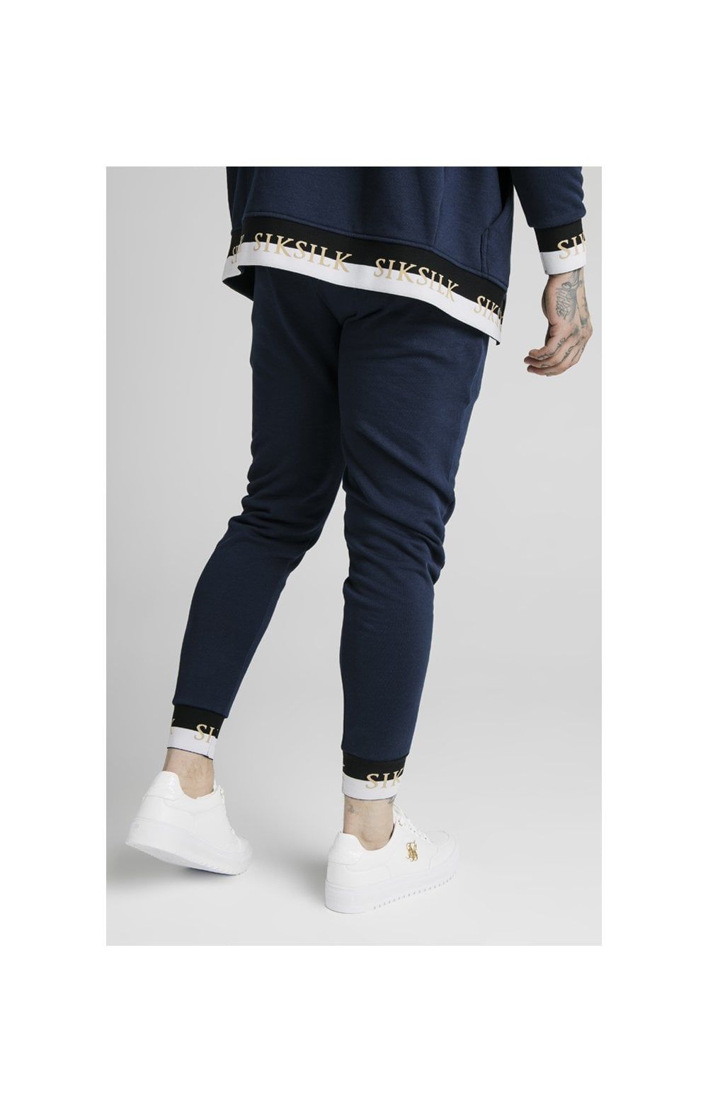 SikSilk Deluxe Fitted Jogger - Navy sold by Siksilk product image thumbnail 6