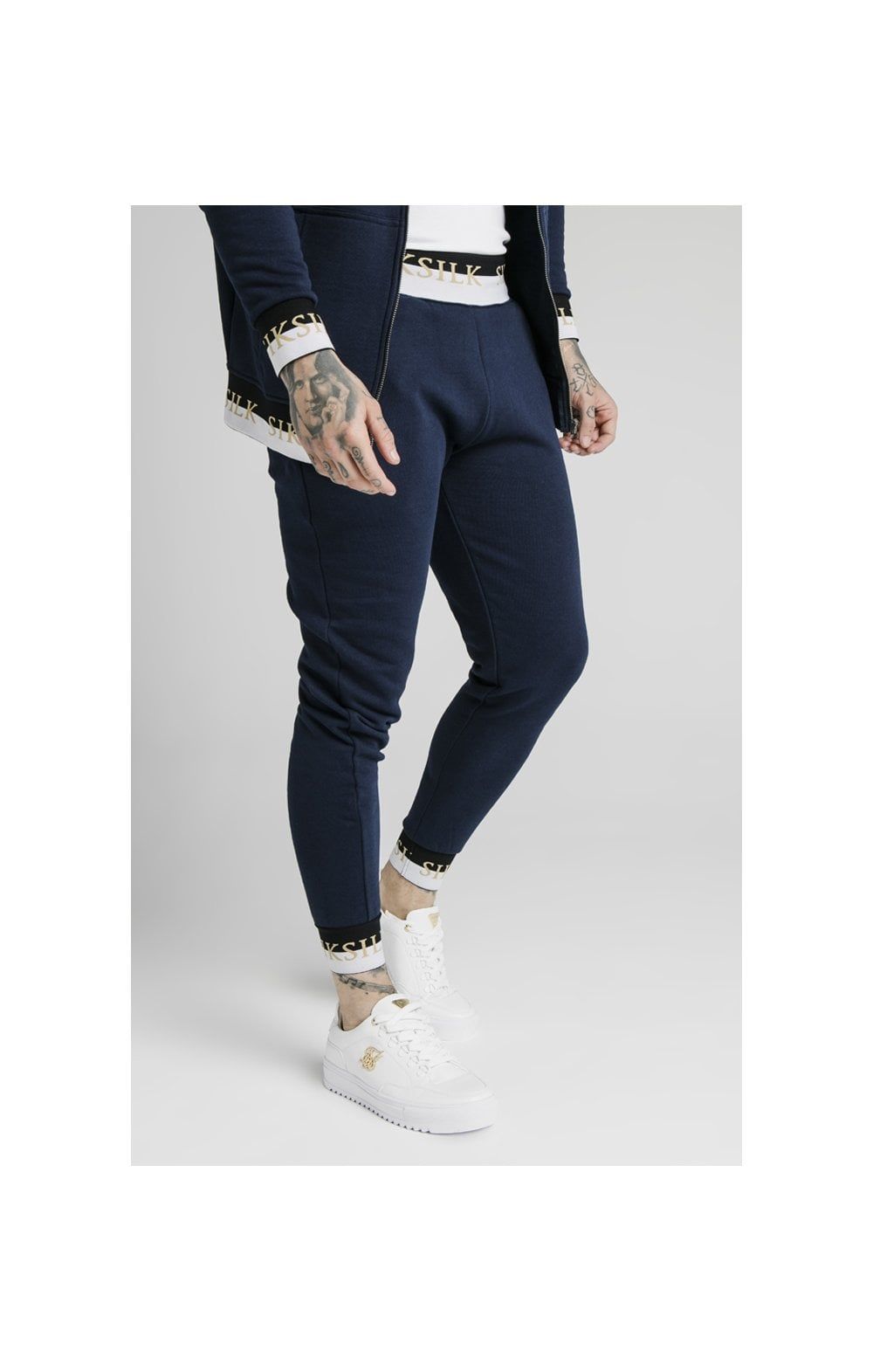 SikSilk Deluxe Fitted Jogger - Navy sold by Siksilk product image thumbnail 3