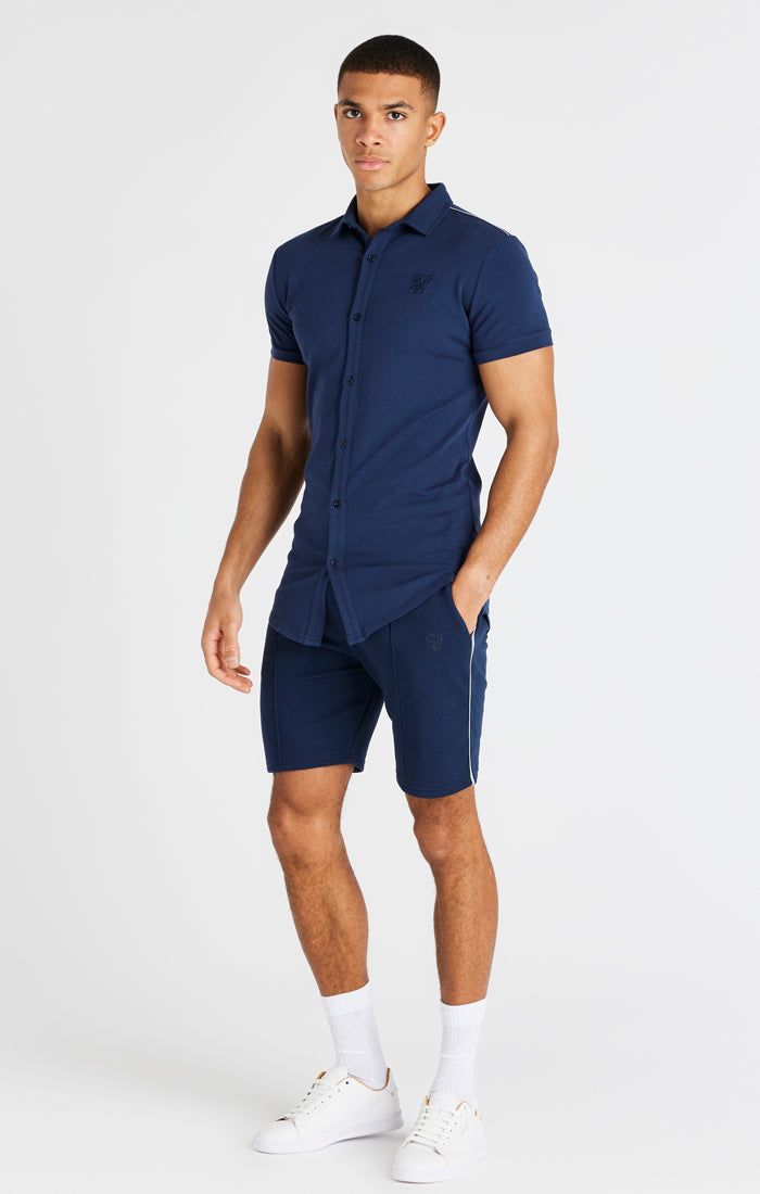 Navy Jersey Shirt sold by Siksilk product image thumbnail 5