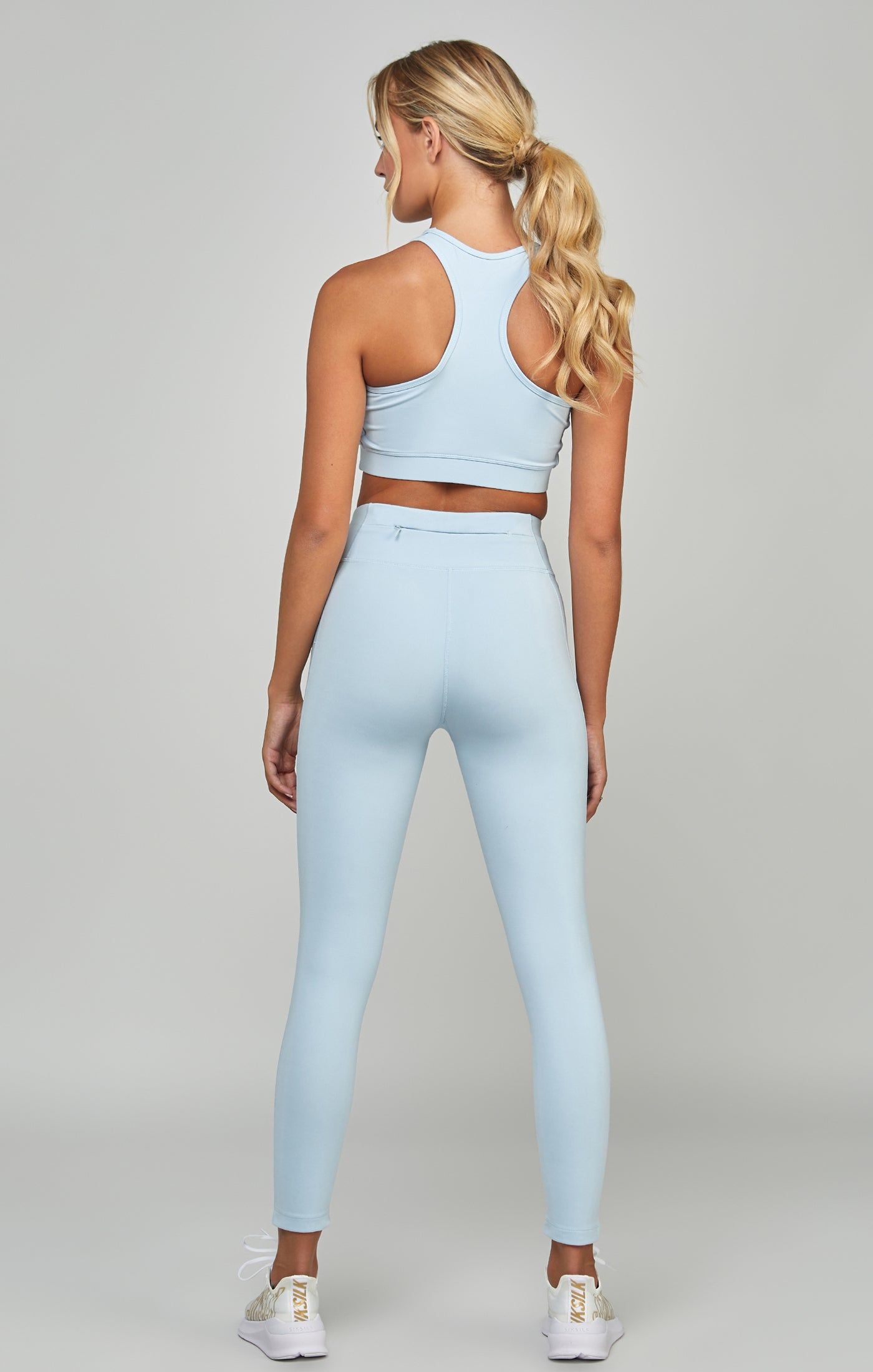 Blue Sports Essential Crop Top sold by Siksilk product image thumbnail 5