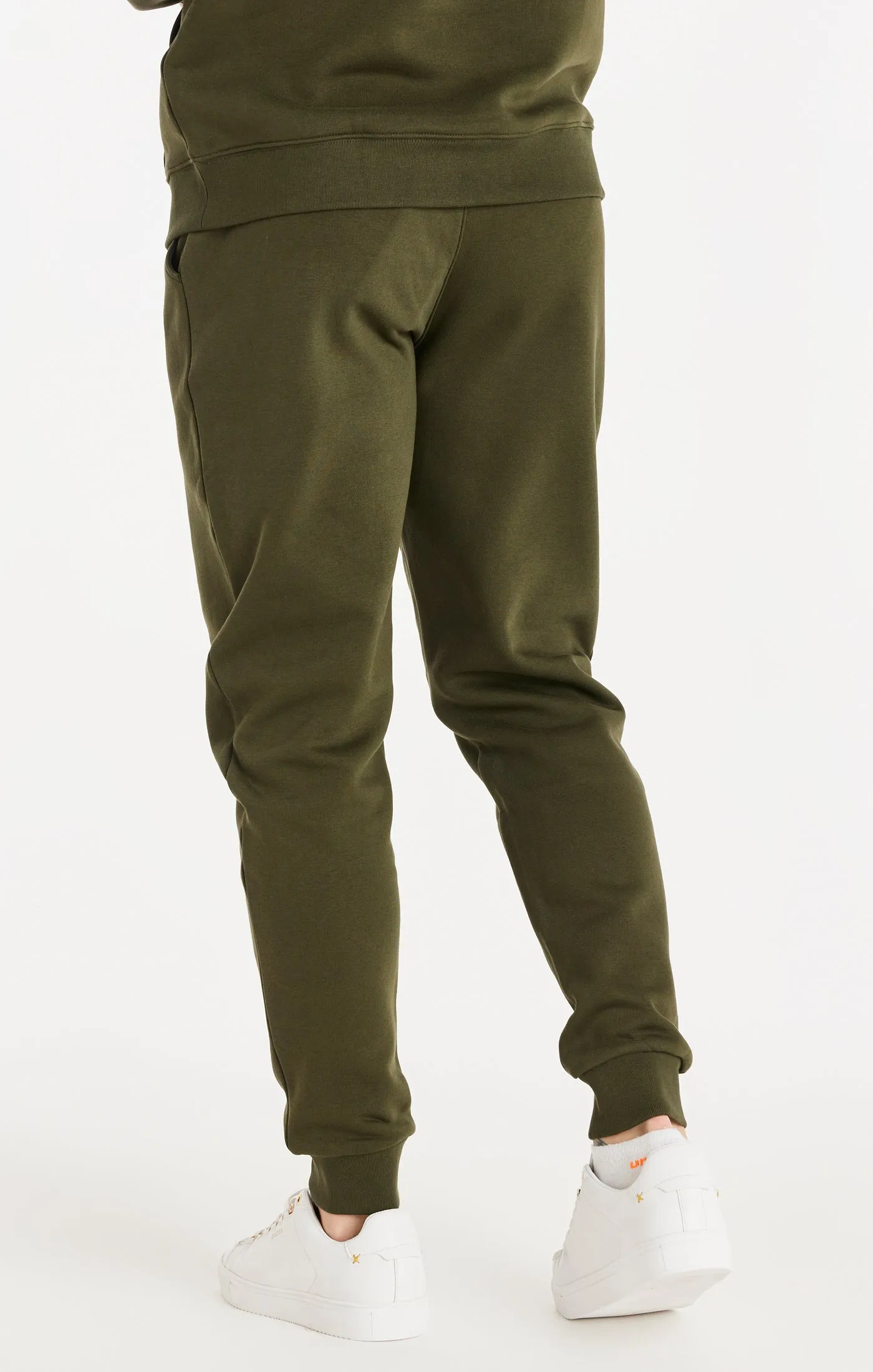 Khaki Essential Fitted Jogger sold by Siksilk product image thumbnail 3