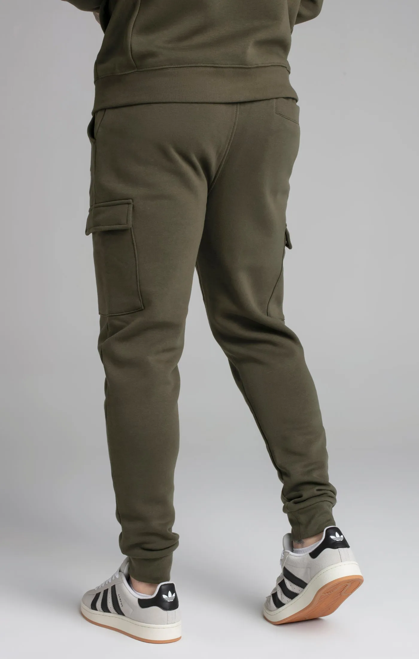 Khaki Essential Cargo Jogger sold by Siksilk product image thumbnail 4