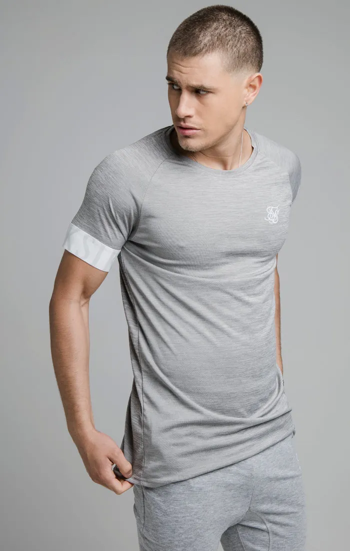 Grey Elastic Cuff T-Shirt sold by Siksilk
