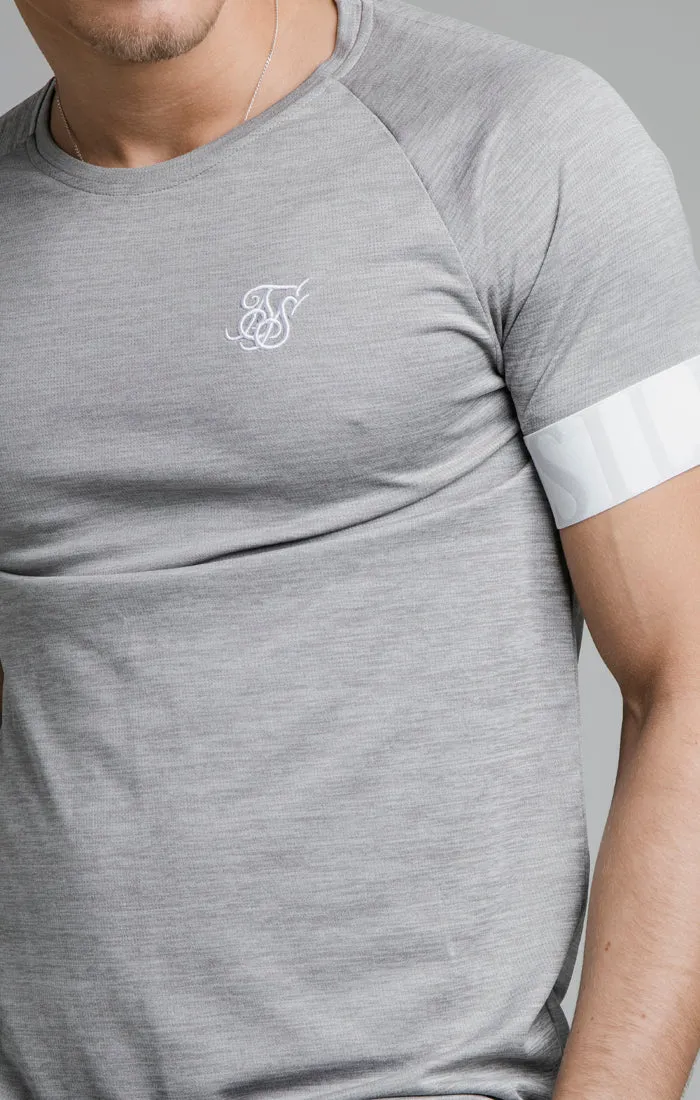 Grey Elastic Cuff T-Shirt sold by Siksilk product image thumbnail 2