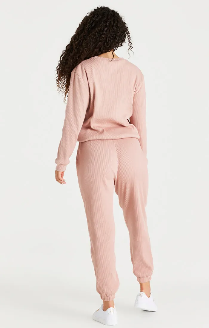 SikSilk Rib Joggers - Pink sold by Siksilk product image thumbnail 3