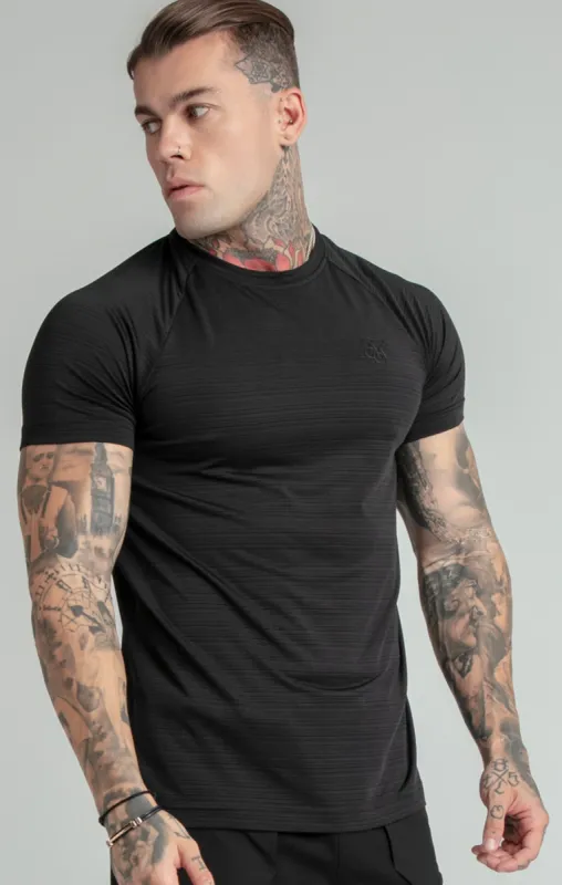 Black Inject T-Shirt sold by Siksilk