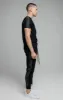 Black Fusion Tape Cuffed Pant sold by Siksilk
