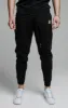 Black Fusion Tape Cuffed Pant sold by Siksilk