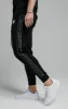 Black Fusion Tape Cuffed Pant sold by Siksilk