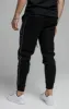 Black Fusion Tape Cuffed Pant sold by Siksilk