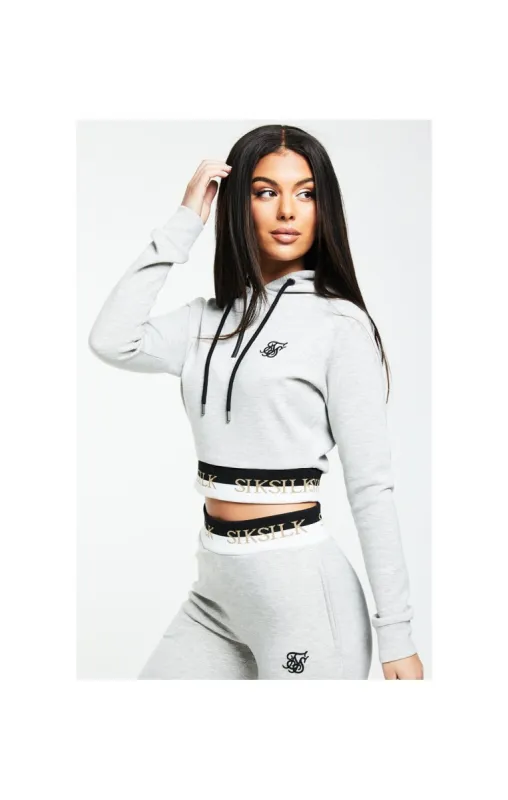 SikSilk Deluxe Track Top - Grey Marl sold by Siksilk
