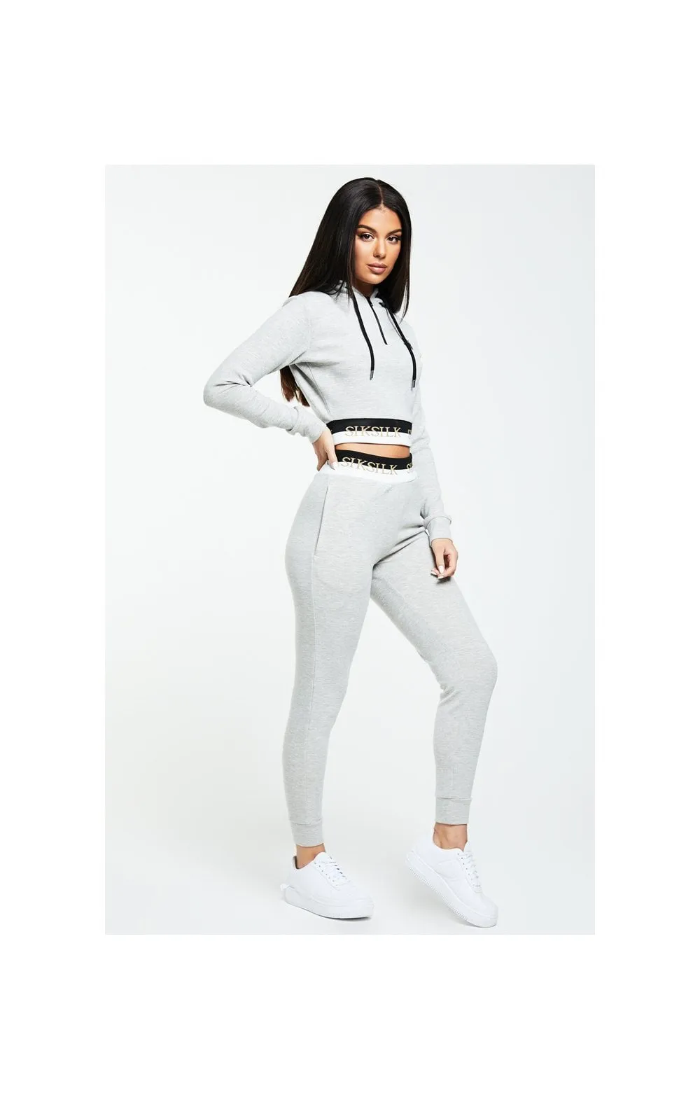 SikSilk Deluxe Track Top - Grey Marl sold by Siksilk product image thumbnail 3