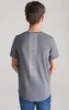 Boys Grey Back Print Scoop Hem T-Shirt sold by Siksilk