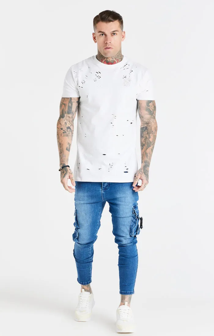 Blue Cargo Skinny Jean sold by Siksilk product image thumbnail 3
