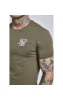 Khaki Short Sleeve Muscle Fit T-Shirt sold by Siksilk