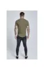 Khaki Short Sleeve Muscle Fit T-Shirt sold by Siksilk