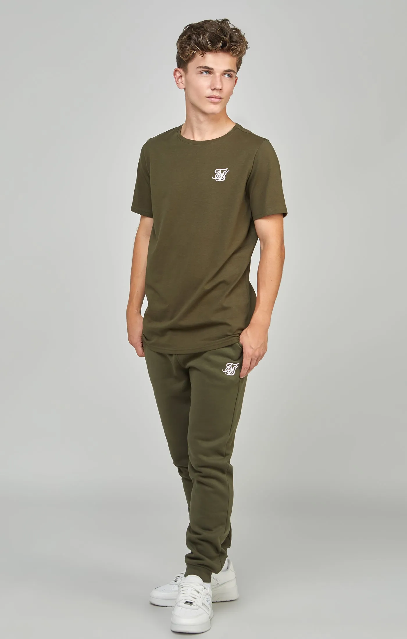 Boys Khaki Essentials T-Shirt sold by Siksilk product image thumbnail 4