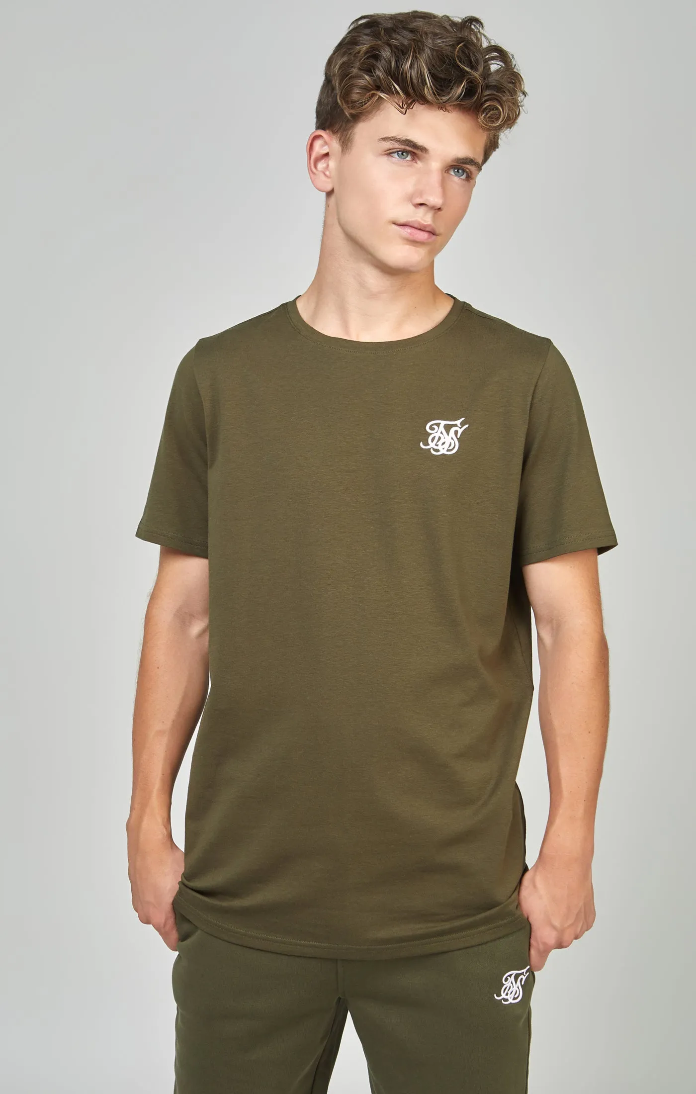 Boys Khaki Essentials T-Shirt sold by Siksilk